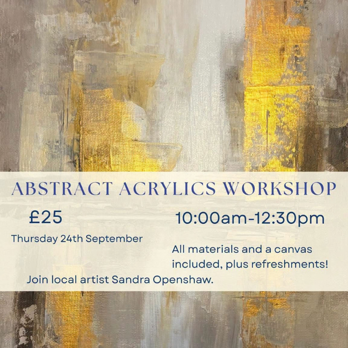 Abstract Acrylics Workshop graphic