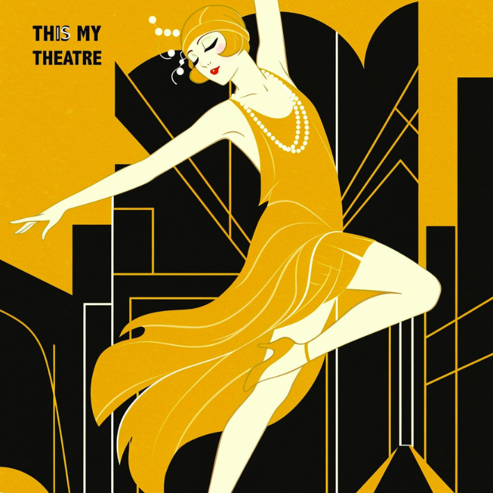 Graphic of 1920's woman